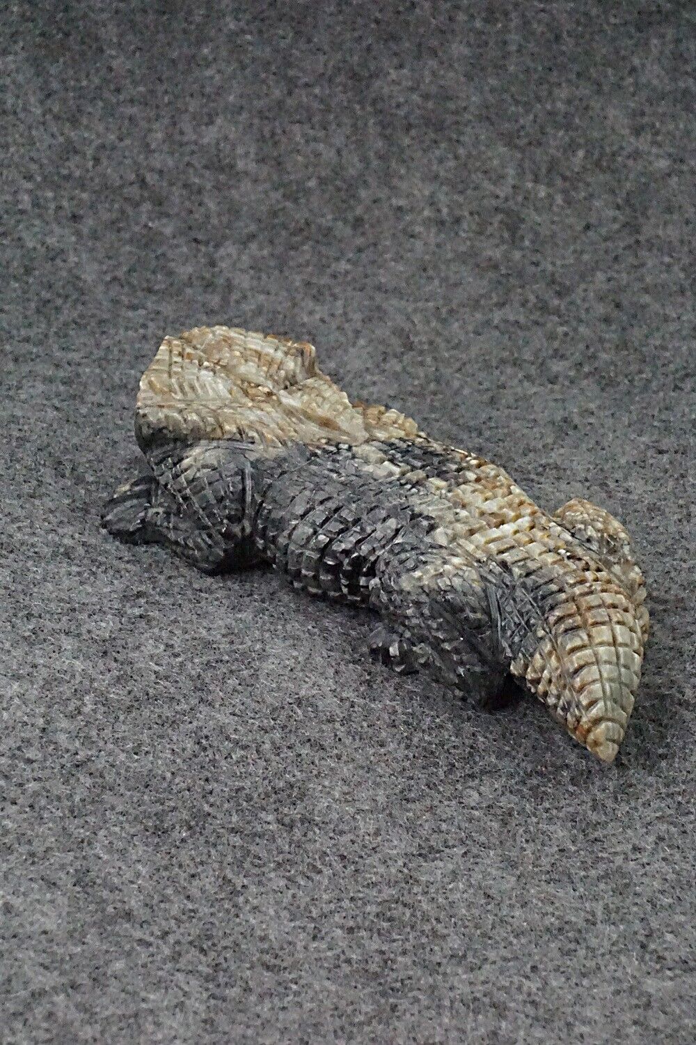 Horned Toad Zuni Fetish Carving - Tony Mackel