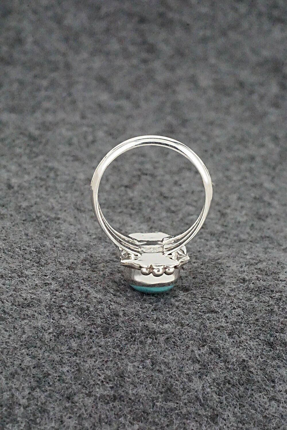 Turquoise & Sterling Silver Ring - Theresa Smith - Size 7