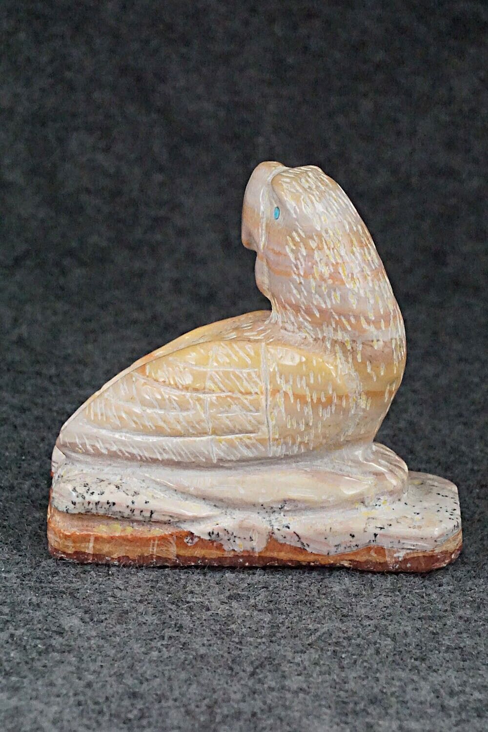 Parrot Zuni Fetish Carving - Vance Canchini