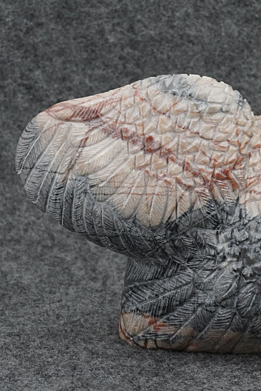 Eagle Zuni Fetish Carving - Terrance Panteah