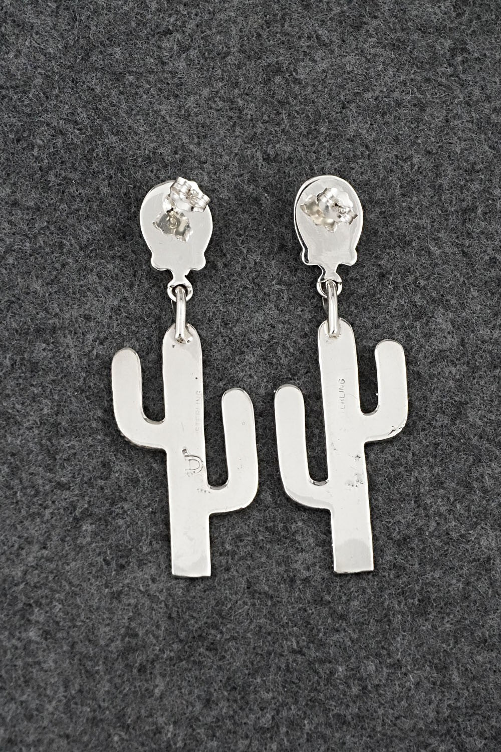 Turquoise & Sterling Silver Earrings - Annie Spencer