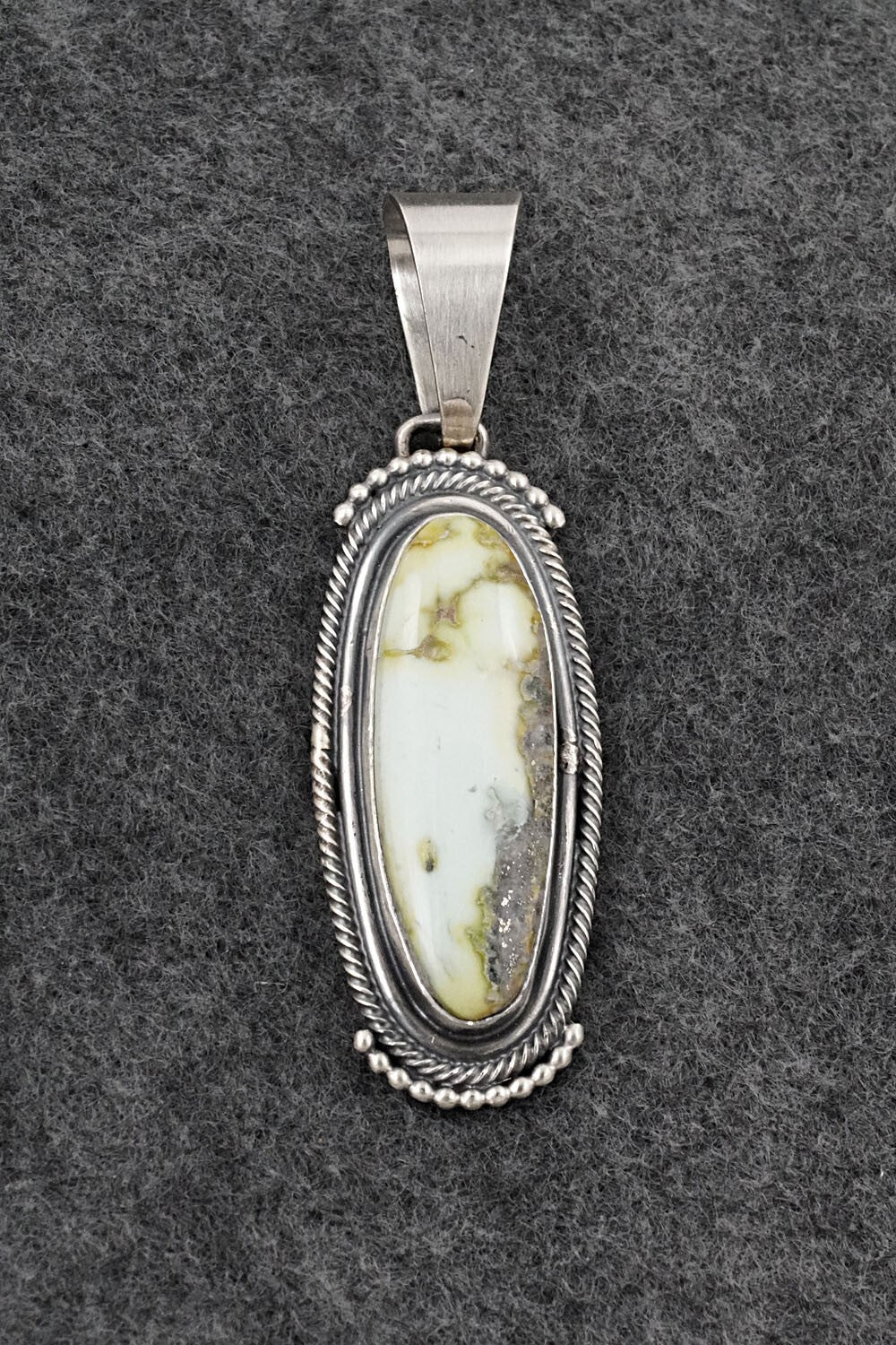 Variscite & Sterling Silver Pendant - Darrin Livingston
