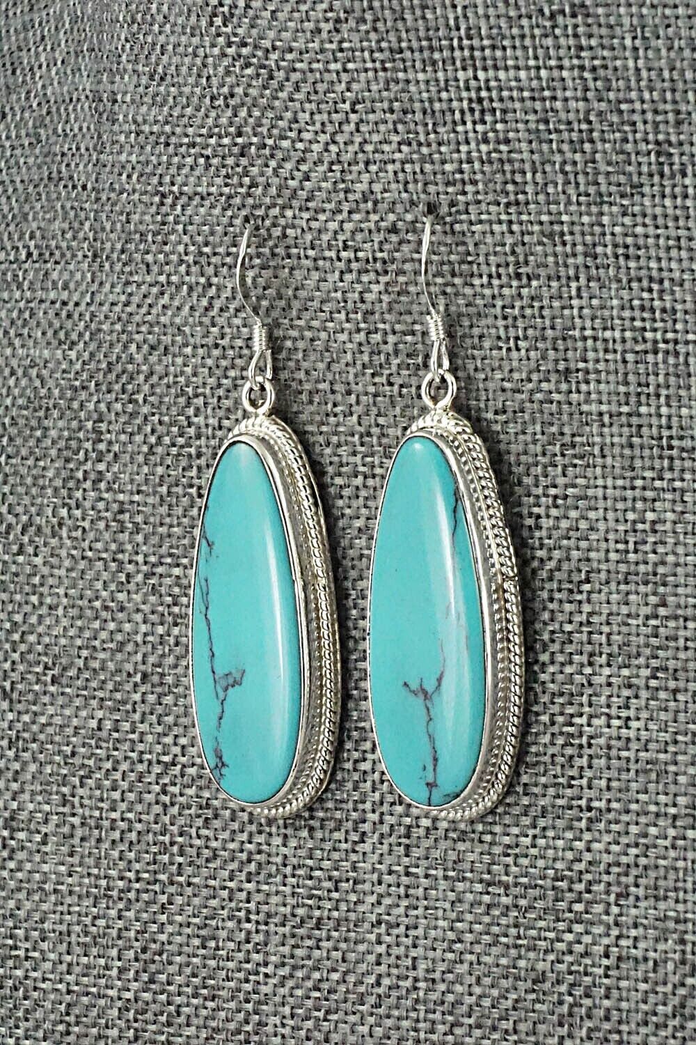 Turquoise & Sterling Silver Earrings - Sharon McCarthy