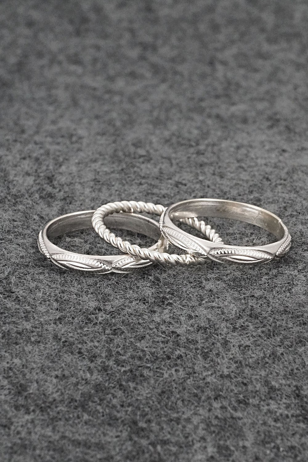 Sterling Silver Rings - Charles Dubois - Size 7.5
