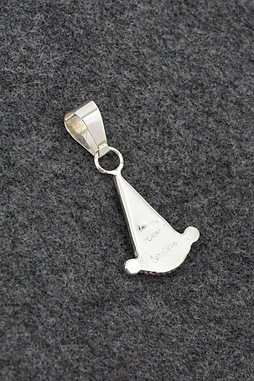 Multi-Stone & Sterling Silver Pendant - Carlen Seoutewa