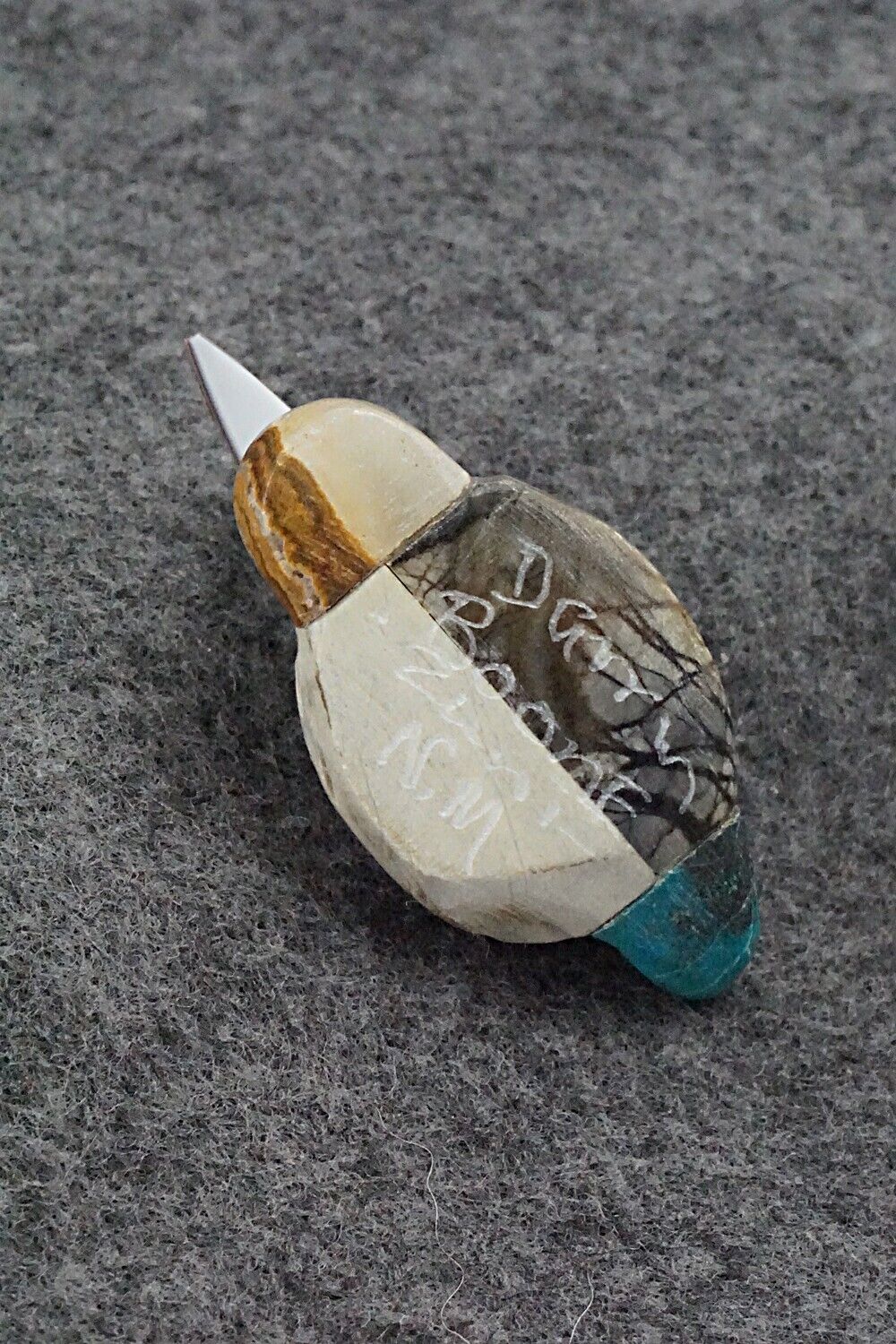 Duck Zuni Fetish Carving - Darrin Boone