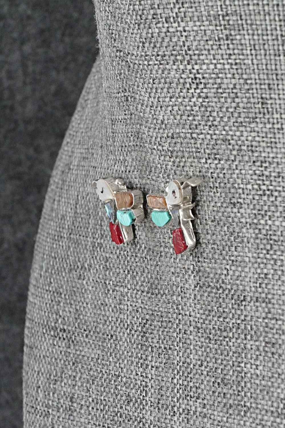 Multi-Stone & Sterling Silver Earrings - Sharon Natewa