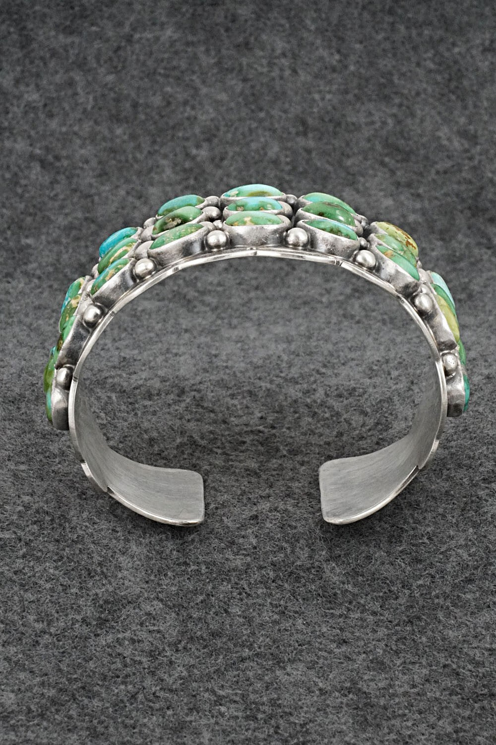 Turquoise & Sterling Silver Bracelet - Tom Lewis