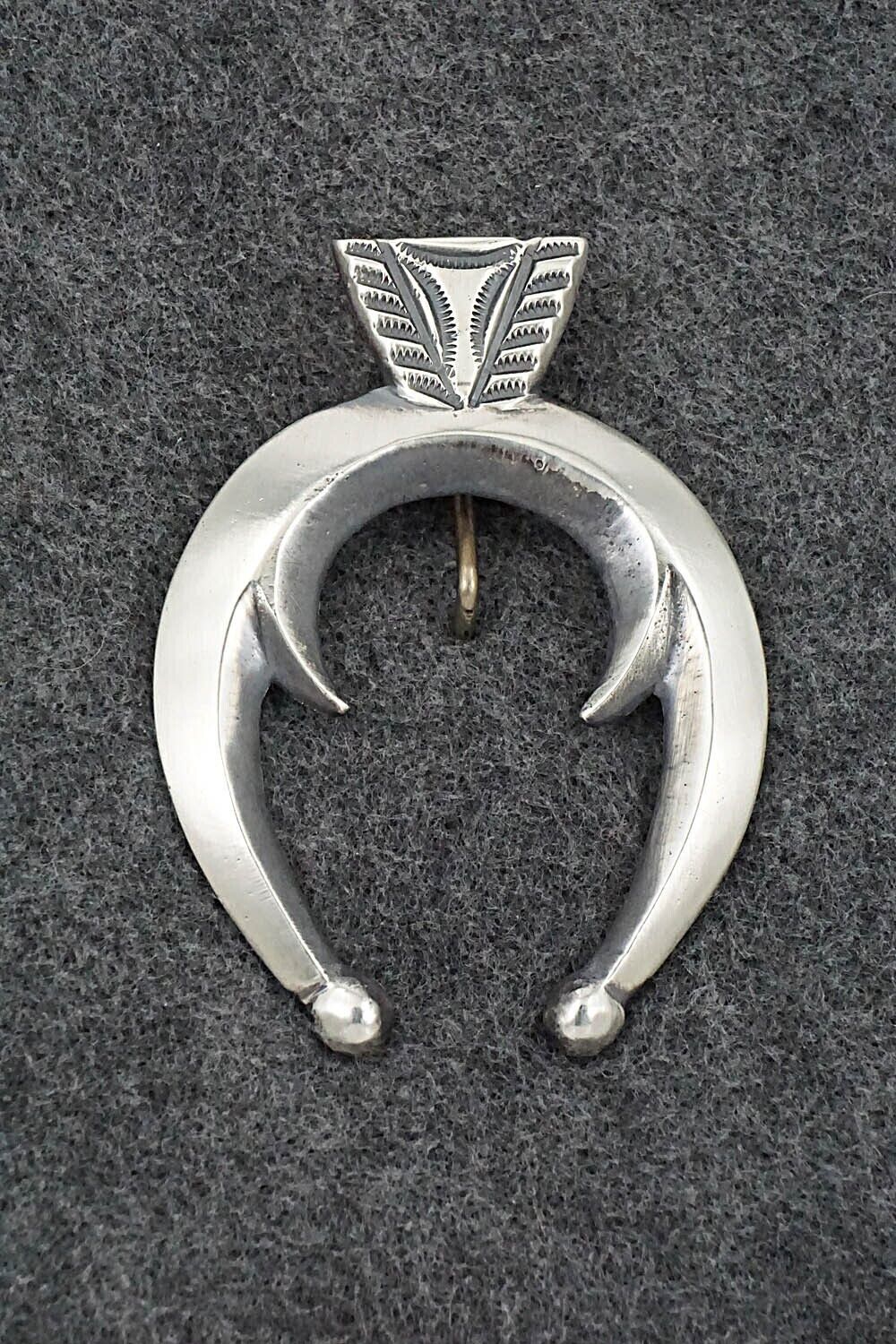 Sterling Silver Naja Pendant - Harrison Bitsue