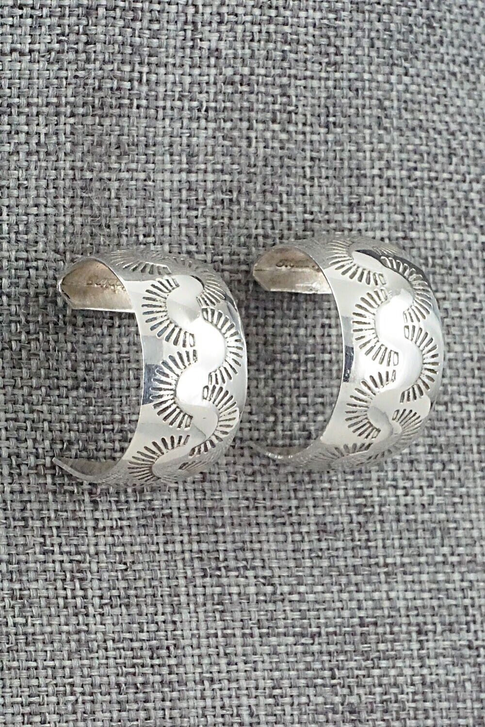 Sterling Silver Hoop Earrings - Nova Ashley