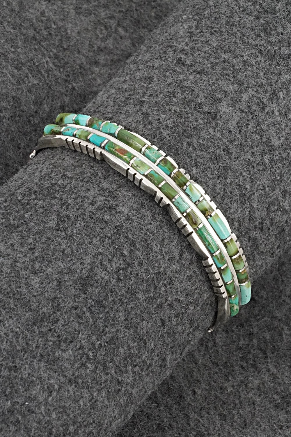 Turquoise & Sterling Silver Bracelet - Sheldon Lalio