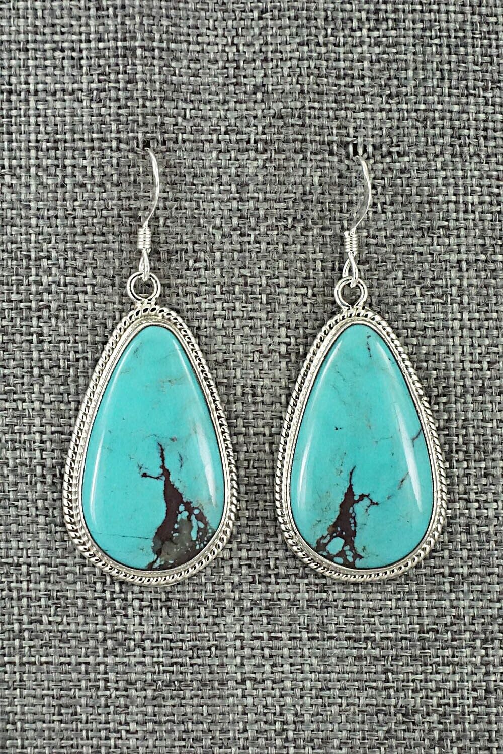 Turquoise & Sterling Silver Earrings - Sharon McCarthy
