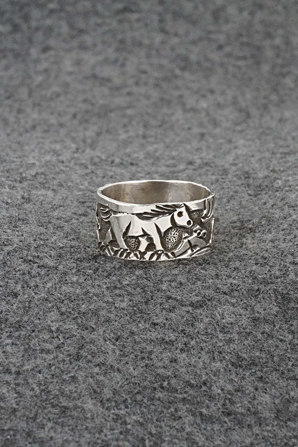 Sterling Silver Ring - Lloyd Becenti - Size 9.5
