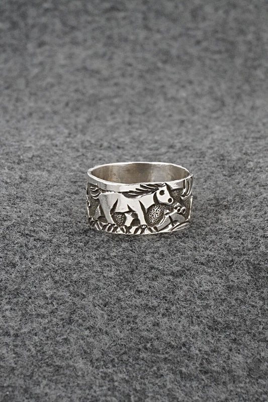 Sterling Silver Ring - Lloyd Becenti - Size 9.5