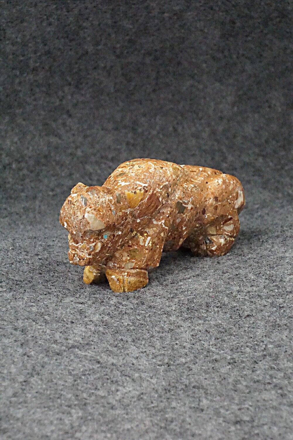 Buffalo Zuni Fetish Carving - Tony Mackel