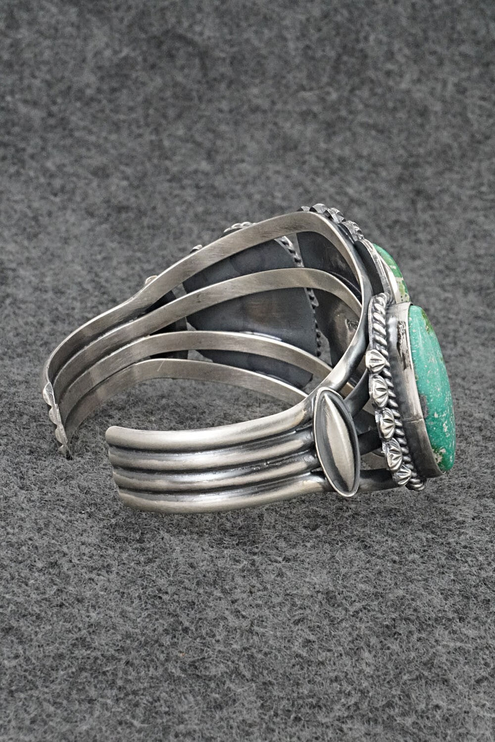Turquoise & Sterling Silver Bracelet - Raymond Delgarito