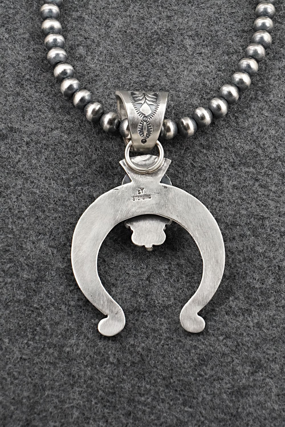 Turquoise & Sterling Silver Necklace - Samuel Yellowhair