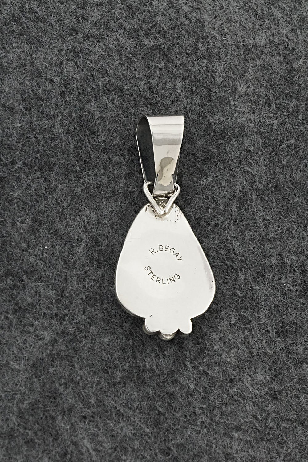 Turquoise & Sterling Silver Pendant - Rena Begay