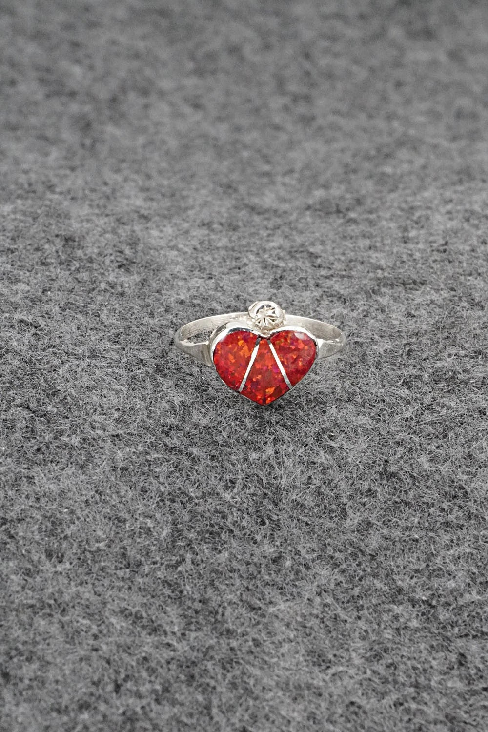 Opalite & Sterling Silver Ring - Ola Eriacho - Size 6