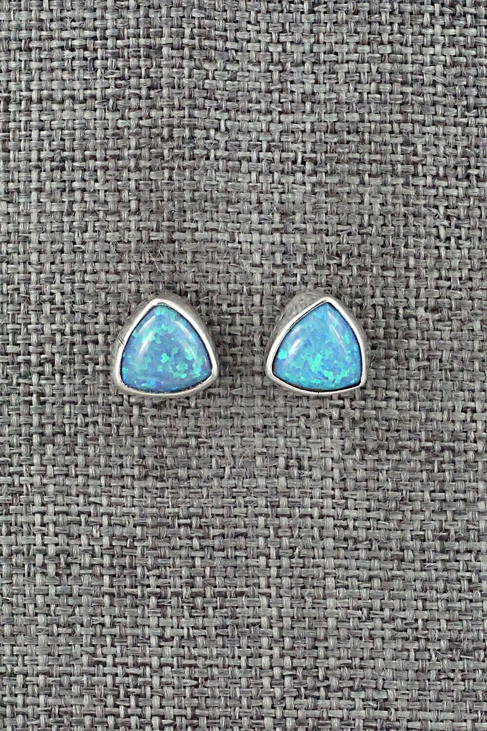 Opalite & Sterling Silver Earrings - Emery Spencer
