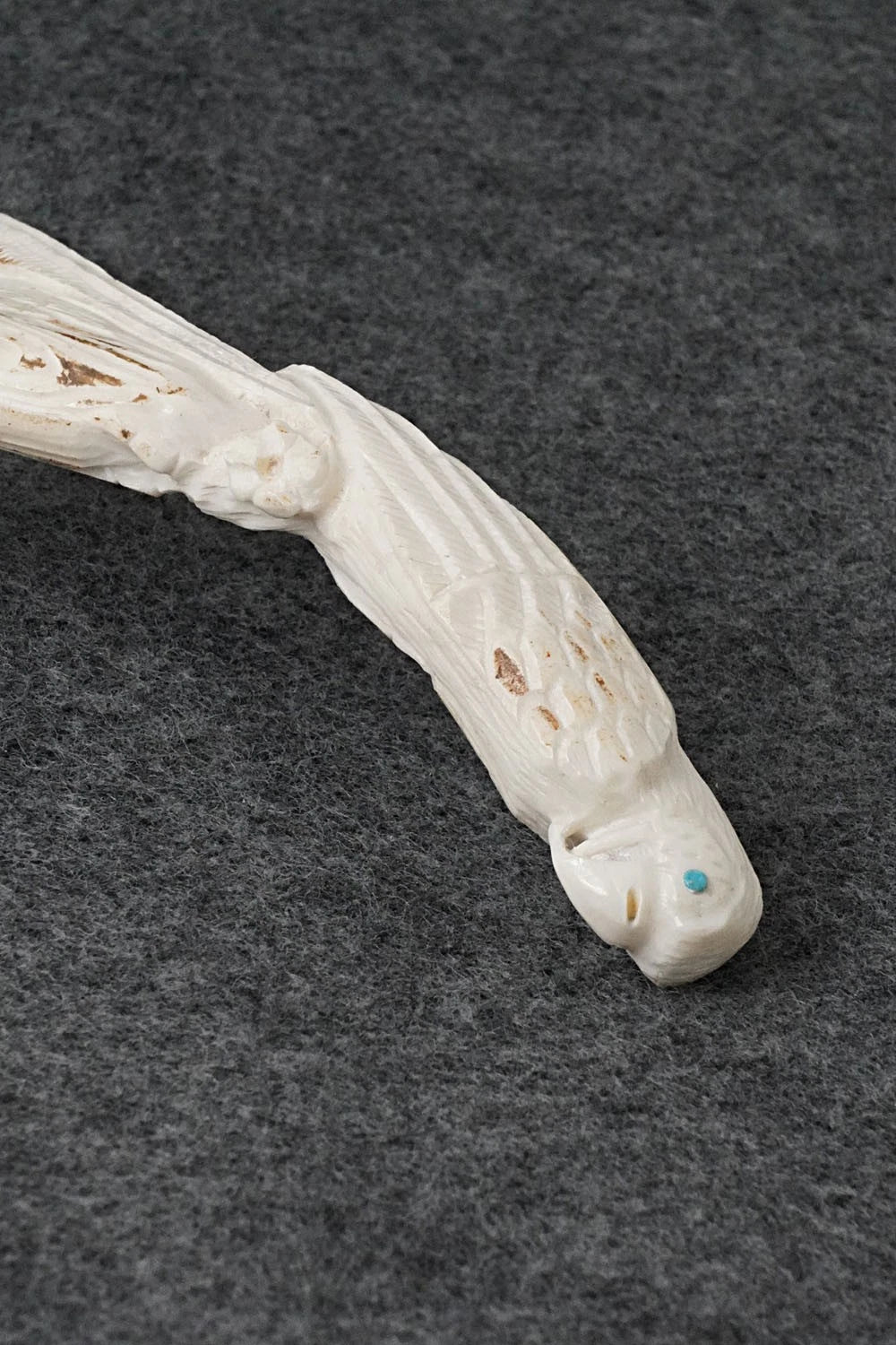 Eagle Zuni Fetish Carving - Derrick Kammasee