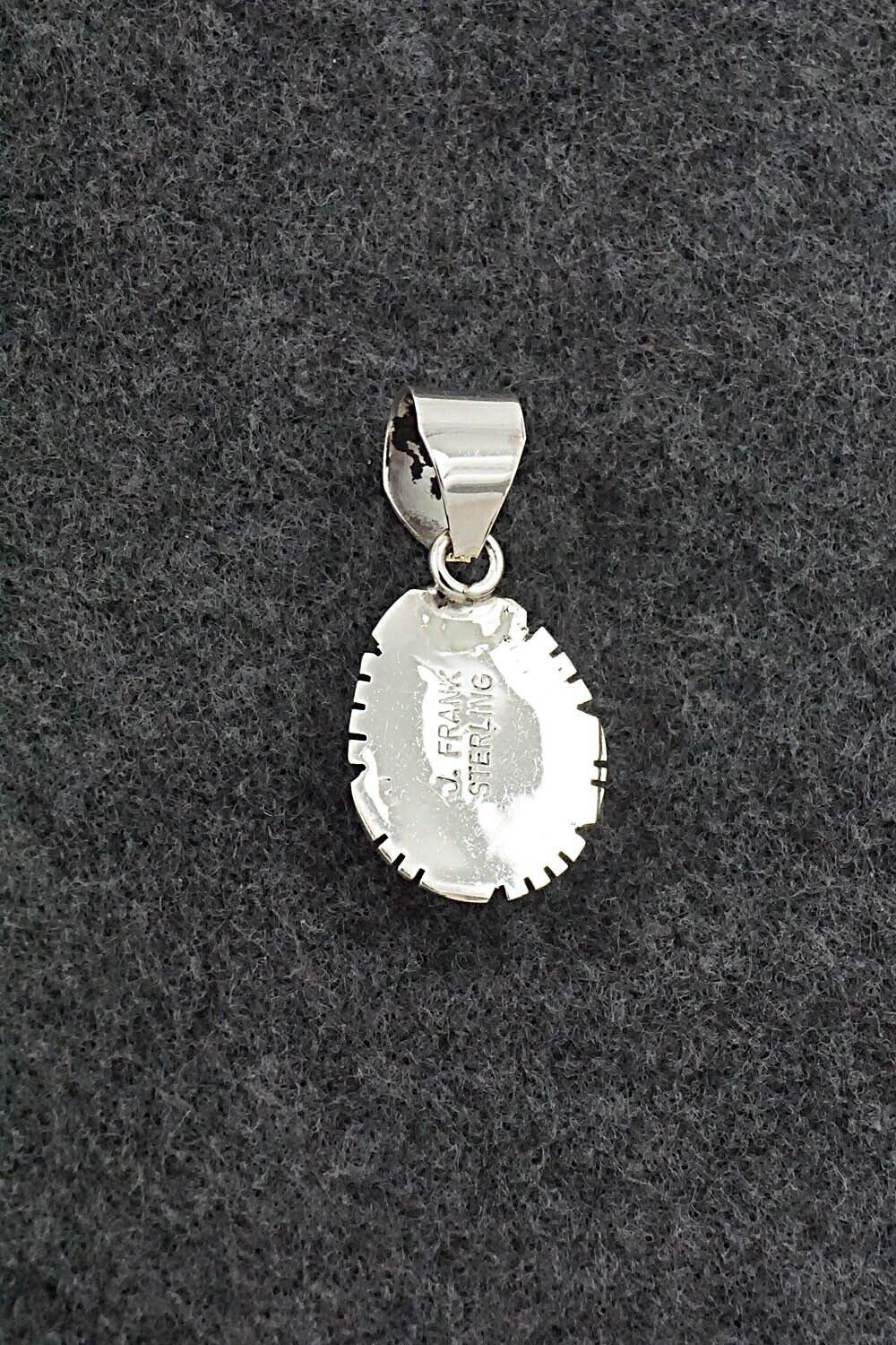 Turquoise & Sterling Silver Pendant - Johnny Frank
