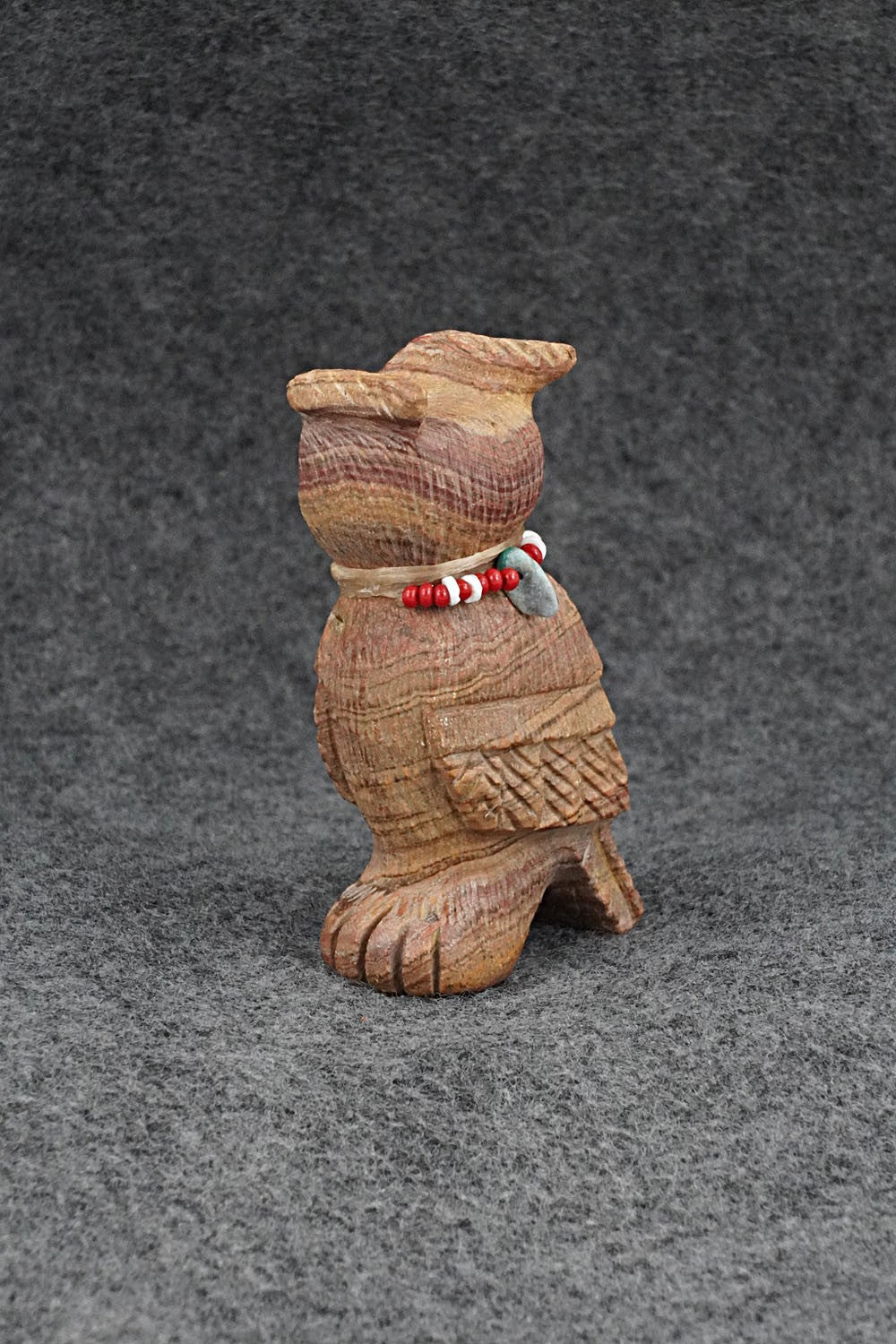 Owl Zuni Fetish Carving - Douglas Martza