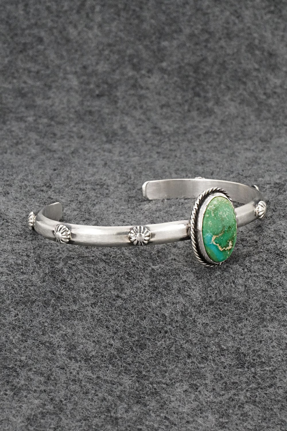Turquoise & Sterling Silver Bracelet - Samuel Yellowhair