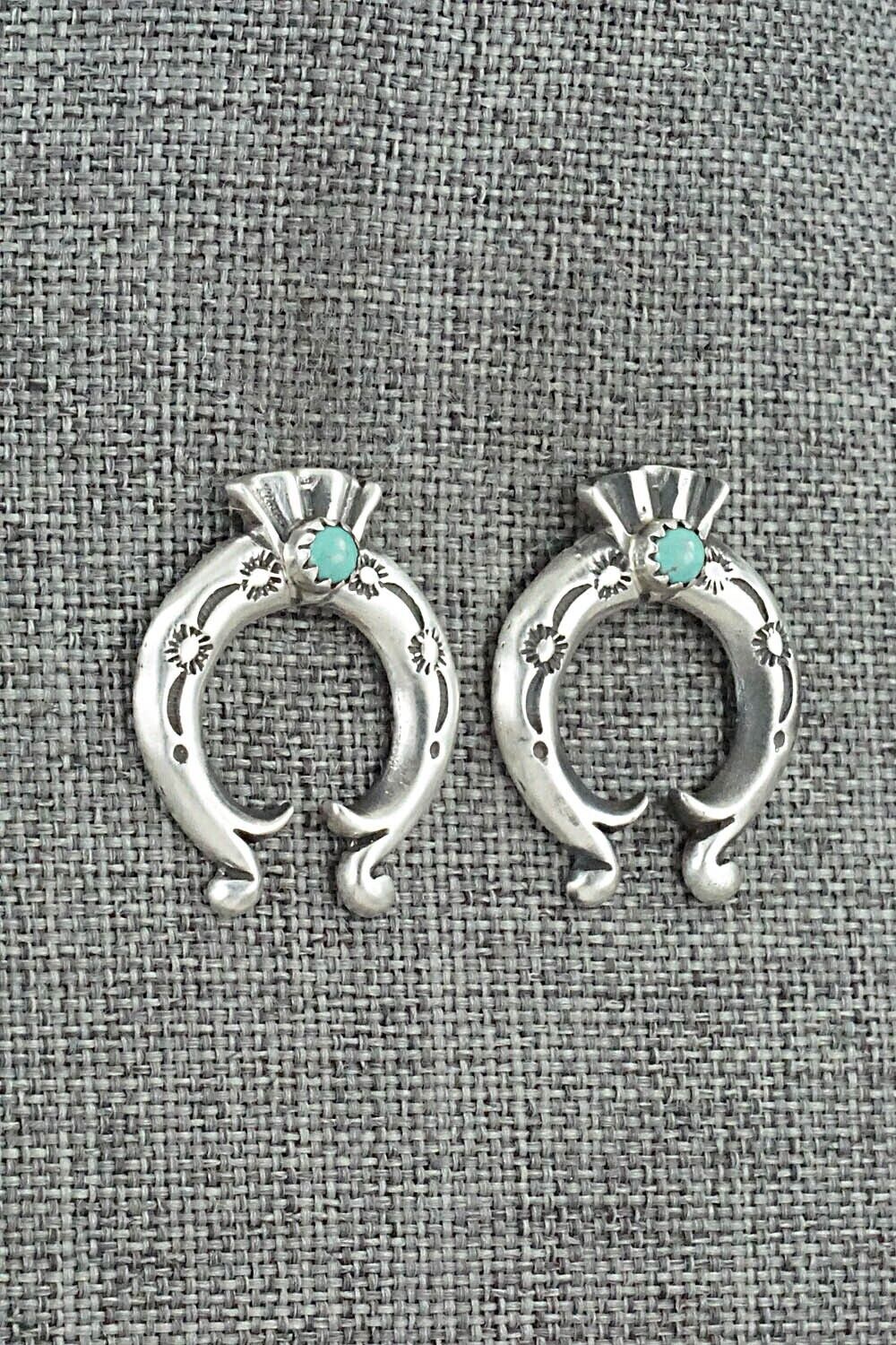 Turquoise & Sterling Silver Earrings - Paige Gordon