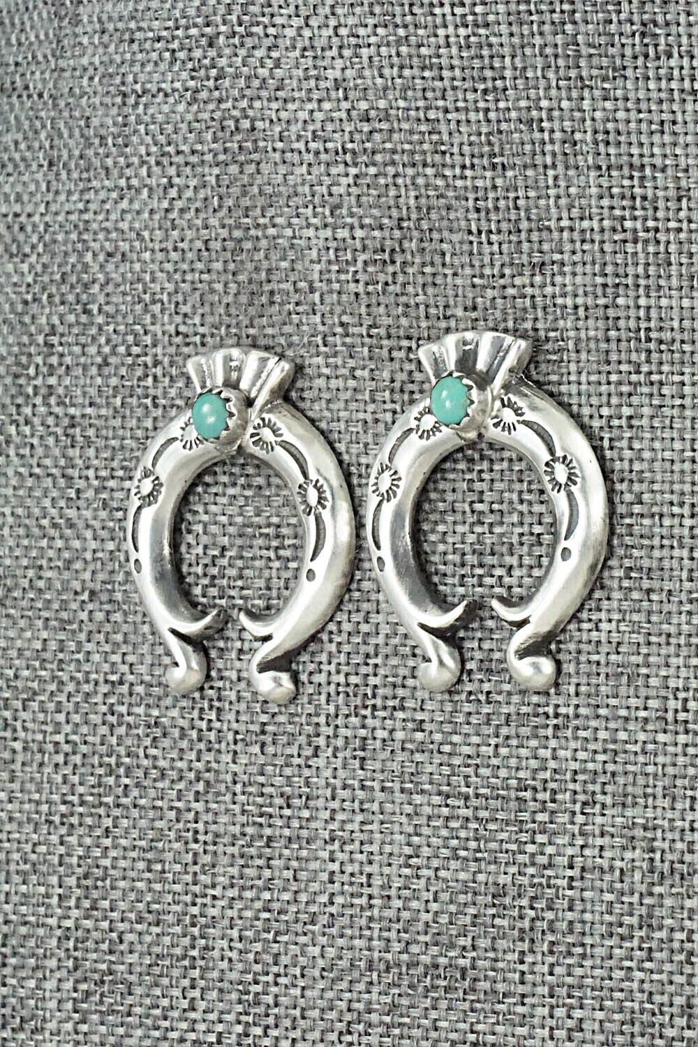 Turquoise & Sterling Silver Earrings - Paige Gordon