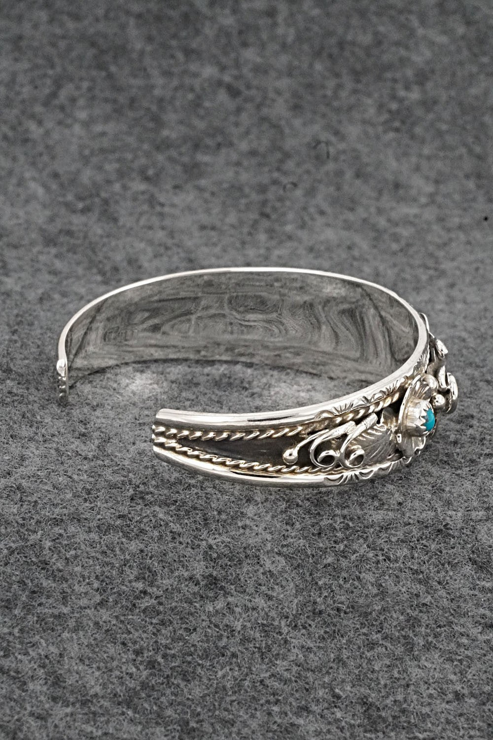 Turquoise & Sterling Silver Bracelet - Bessie Joe