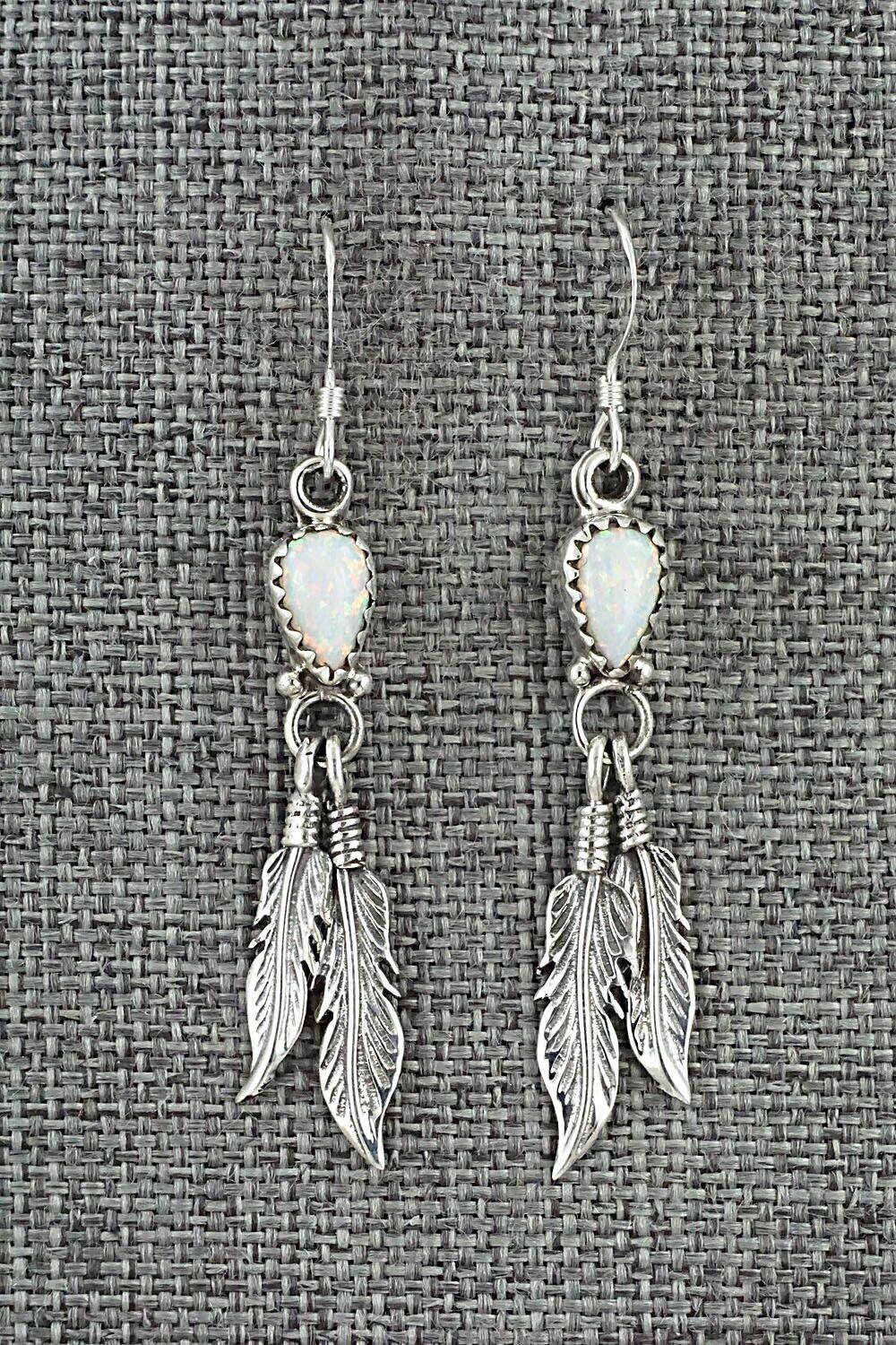 Opalite & Sterling Silver Earrings - Emery Spencer