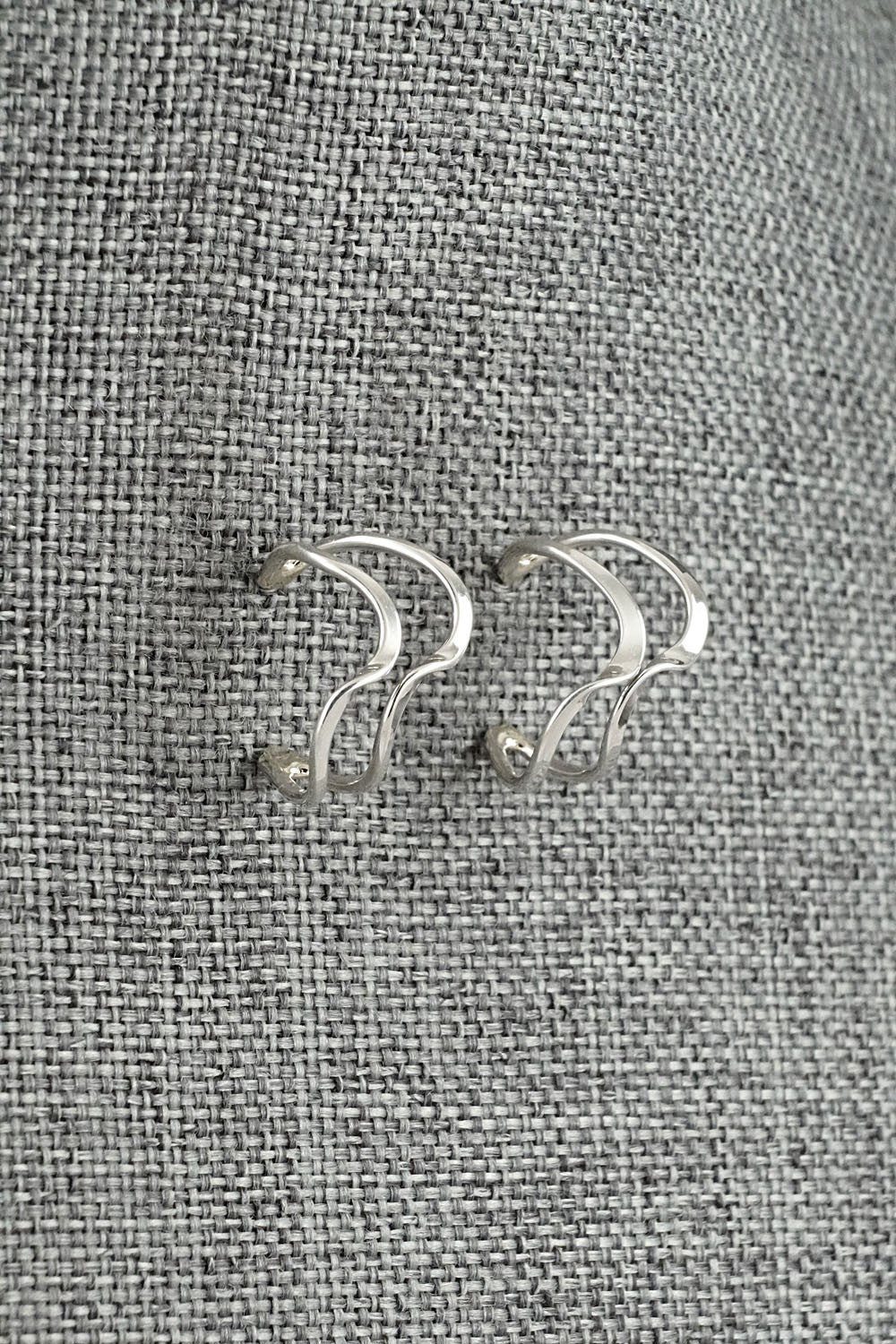 Sterling Silver Hoop Earrings - Elaine Tahe