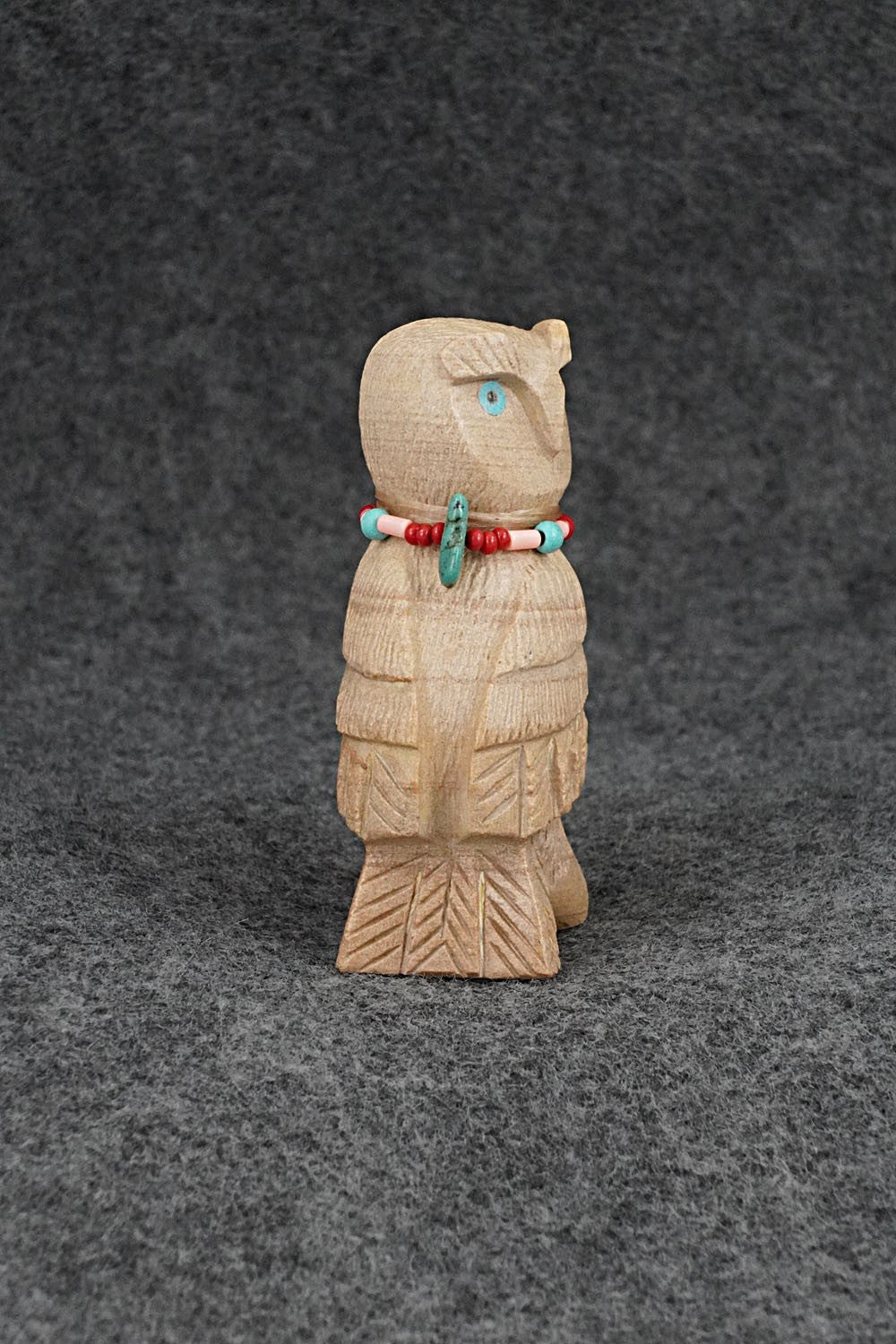 Owl Zuni Fetish Carving - Douglas Martza