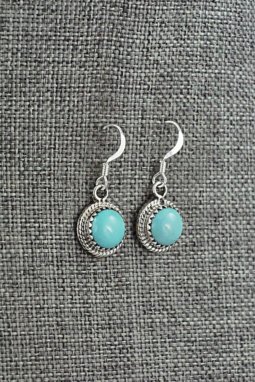 Turquoise & Sterling Silver Earrings - Sharon McCarthy