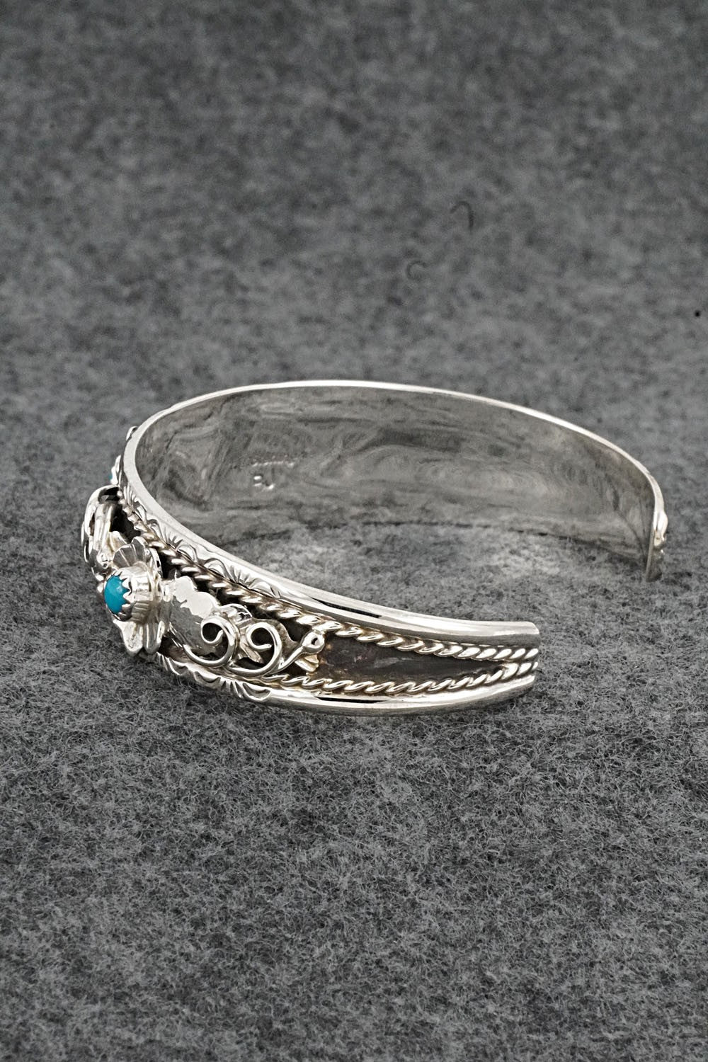 Turquoise & Sterling Silver Bracelet - Bessie Joe