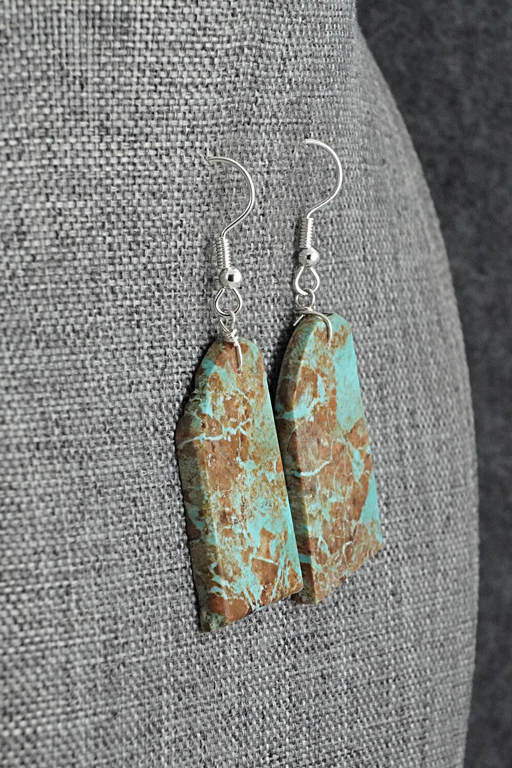 Turquoise & Sterling Silver Earrings - Tammy Nolcot