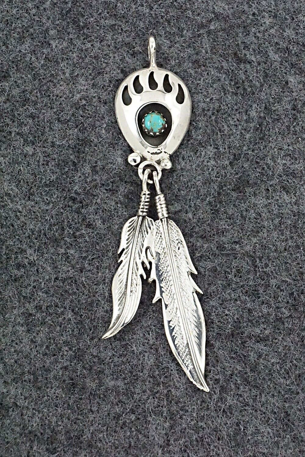 Turquoise & Sterling Silver Pendant - Annie Spencer