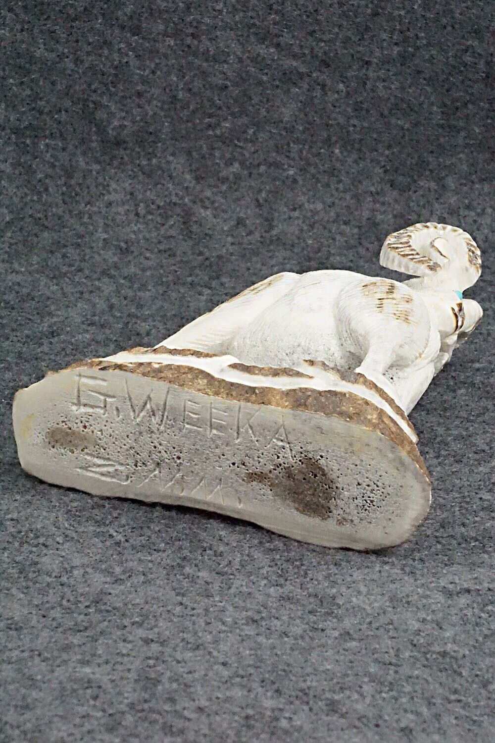 Ram Zuni Fetish Carving - Garrick Weeka