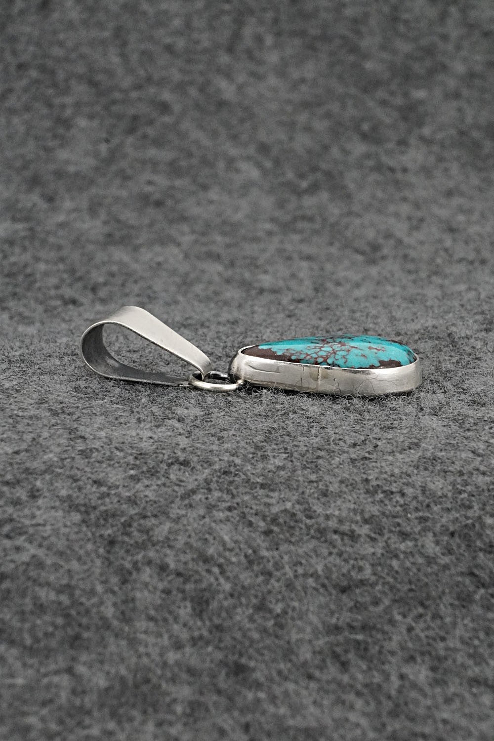 Turquoise & Sterling Silver Pendant - Rena Begay