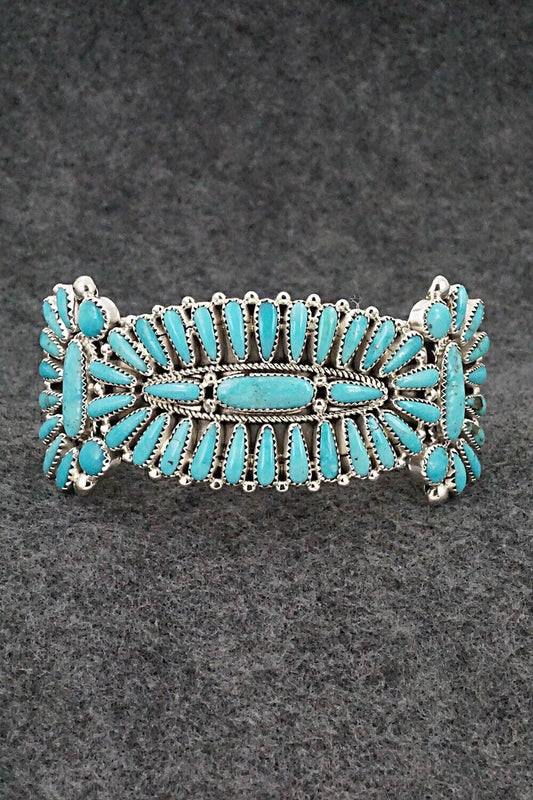 Turquoise & Sterling Silver Bracelet - Erick Wilson