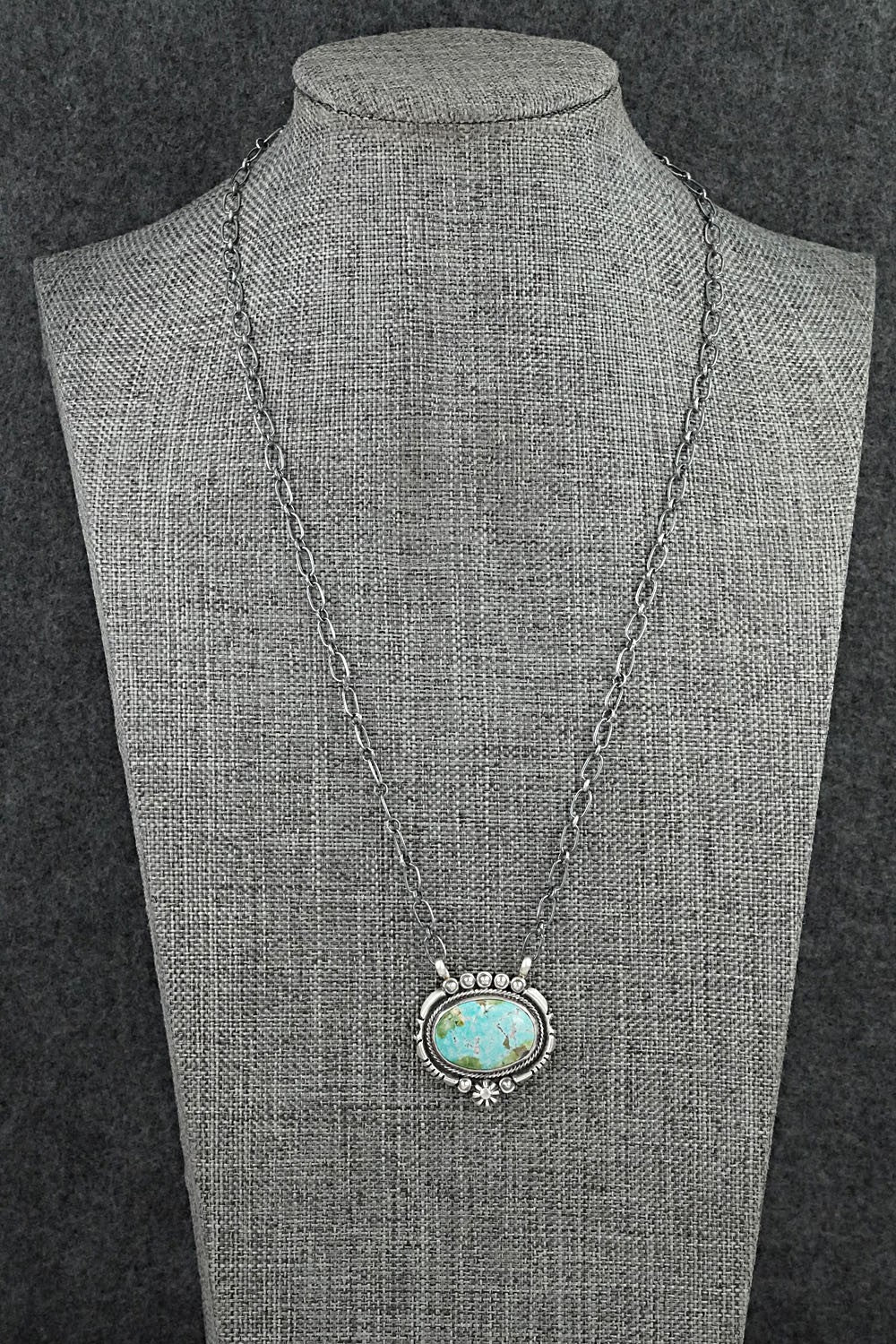 Turquoise & Sterling Silver Necklace - Daniel Benally