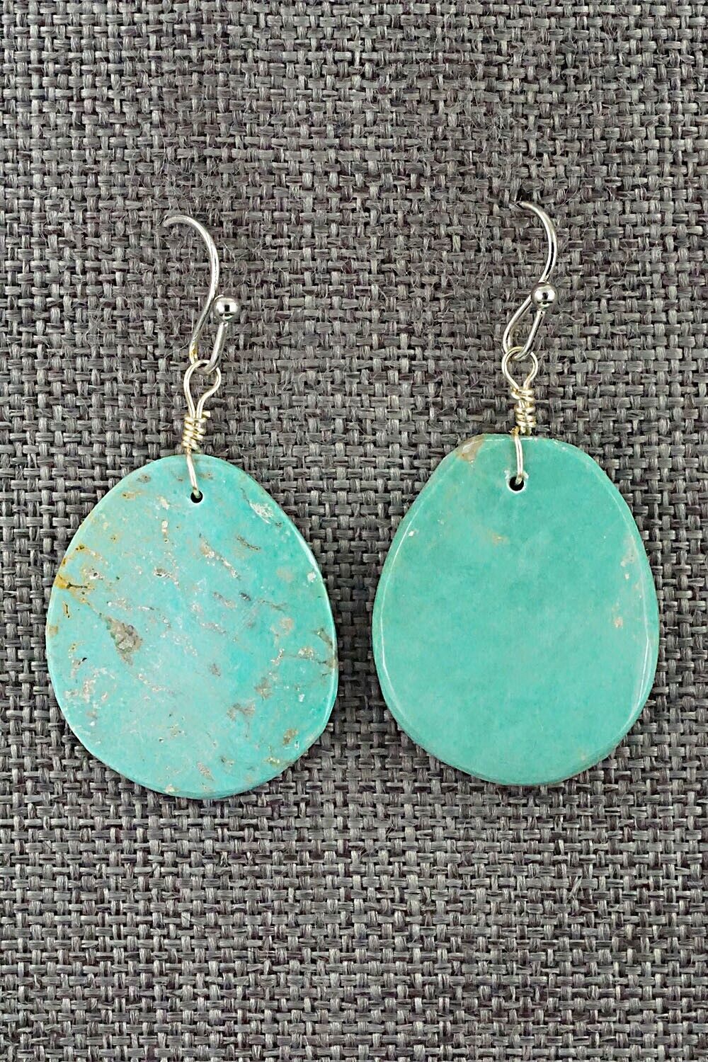 Turquoise & Sterling Silver Earrings - Joe Garcia