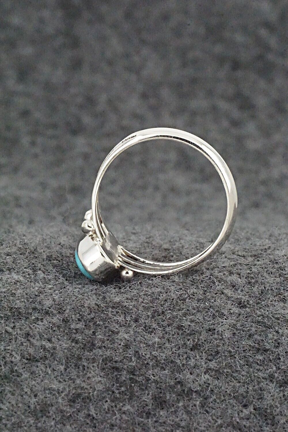 Turquoise & Sterling Silver Ring - Paige Gordon - Size 8