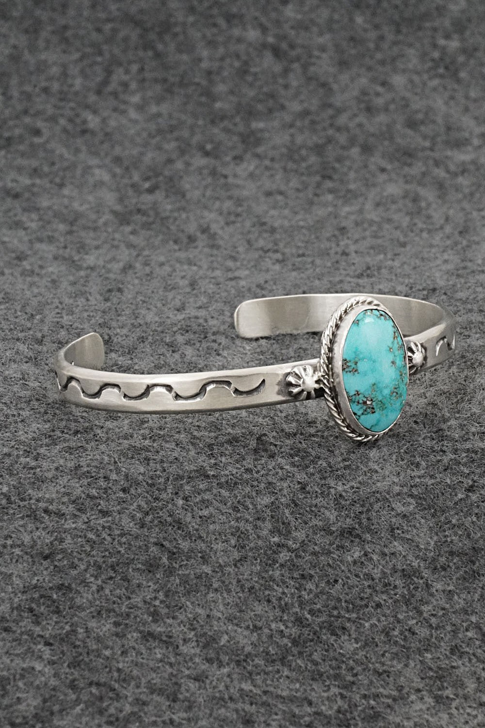 Turquoise & Sterling Silver Bracelet - Samuel Yellowhair