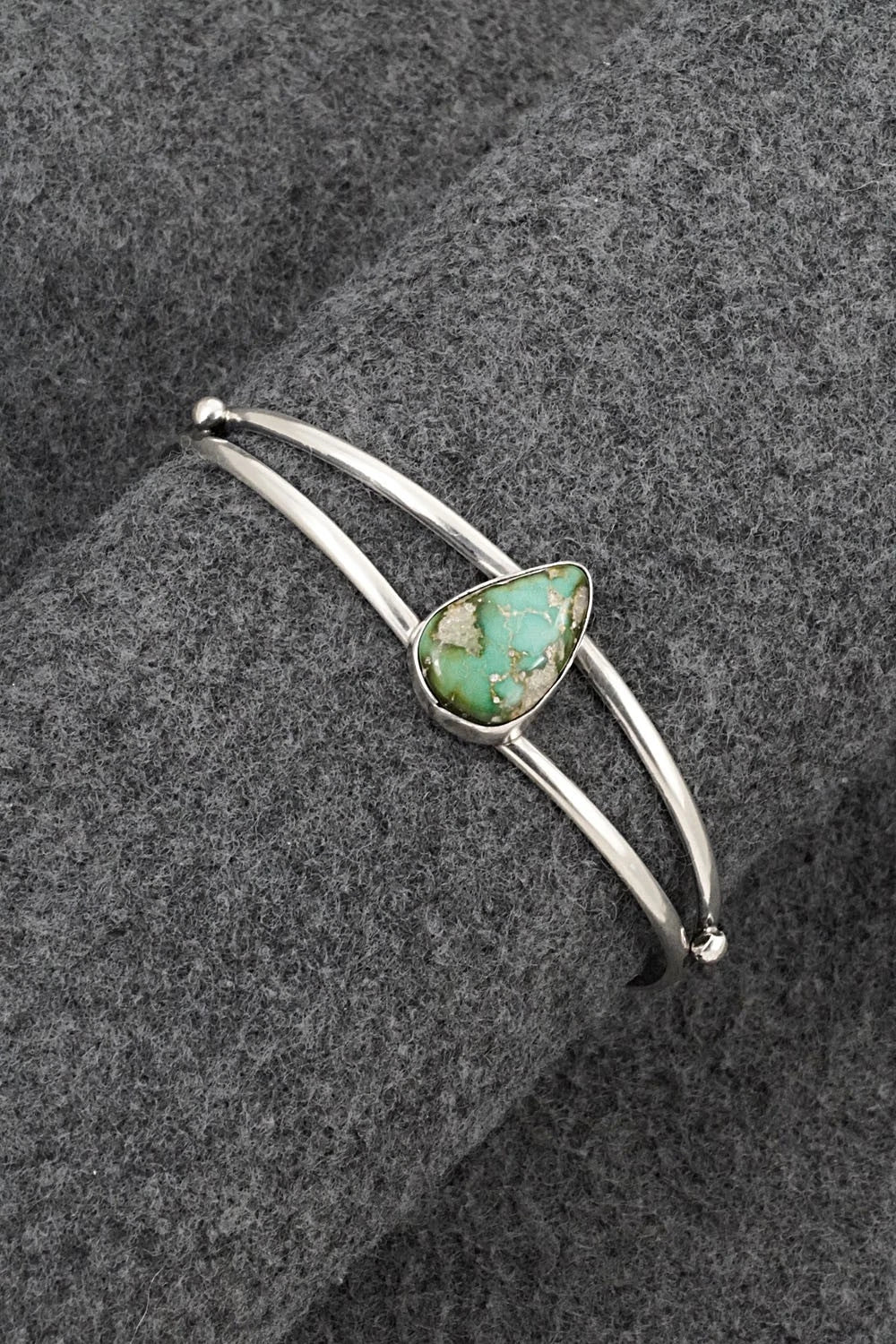 Turquoise & Sterling Silver Bracelet - Rosemary Saunders