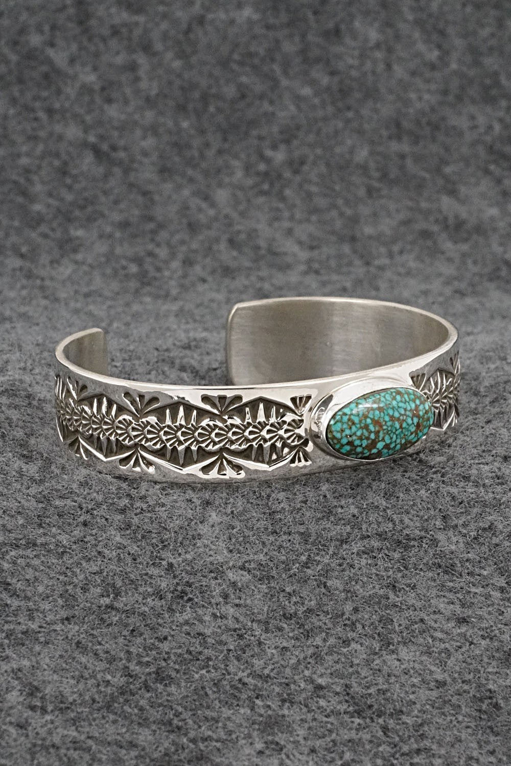 Turquoise & Sterling Silver Bracelet - Arnold Blackgoat