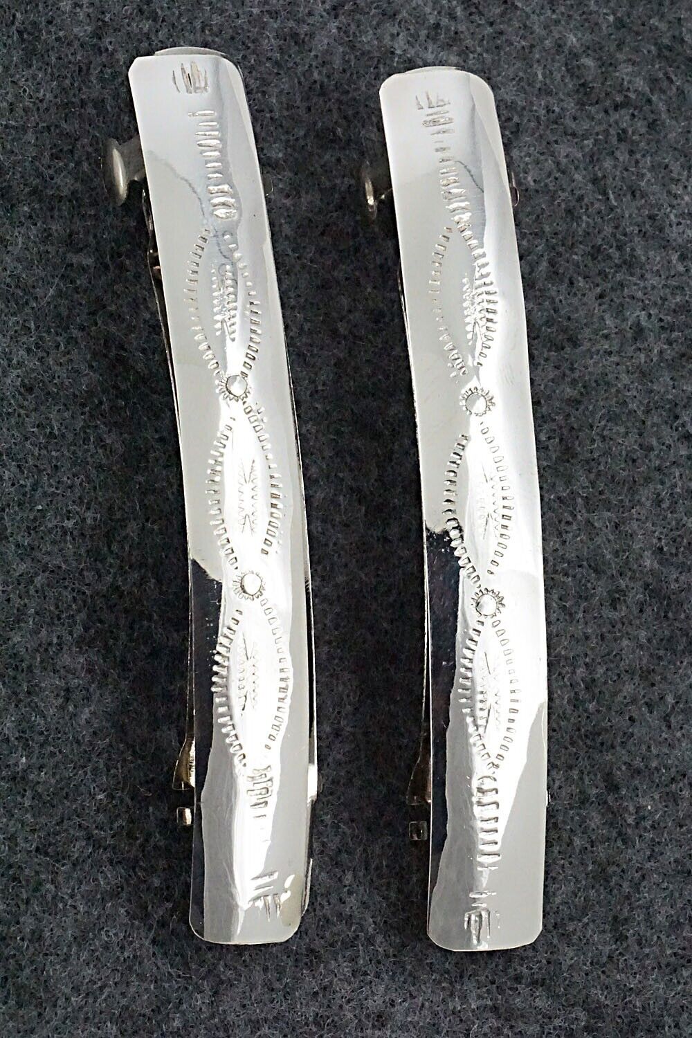 Sterling Silver Hair Barrettes - Randall Dalgai