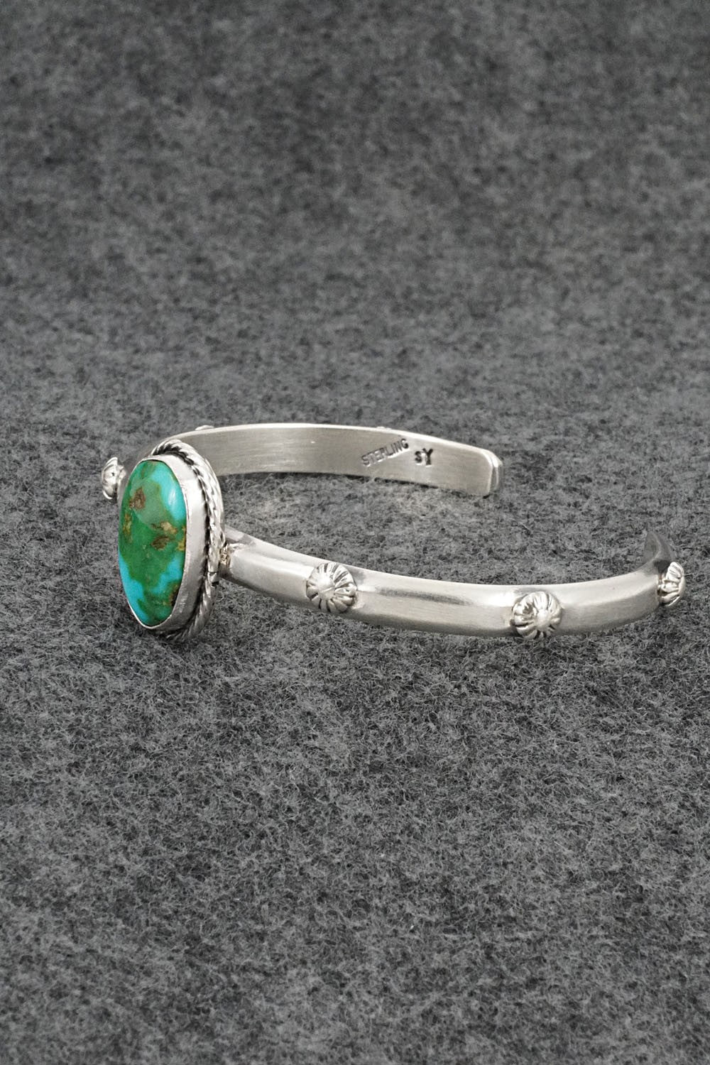 Turquoise & Sterling Silver Bracelet - Samuel Yellowhair