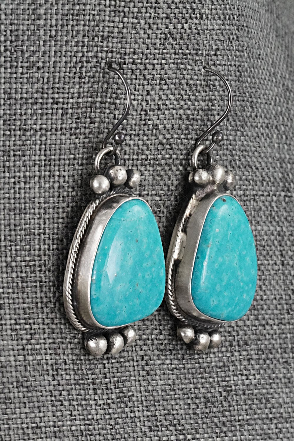 Turquoise & Sterling Silver Squash Blossom Set - Bobby Johnson